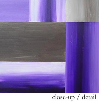 Purple Abstract Rectangles Close-Up