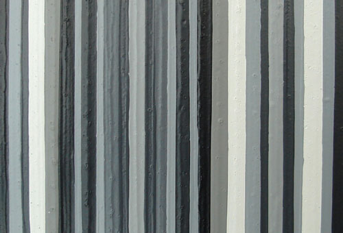 Black and White Modern Stripes Close-Up
