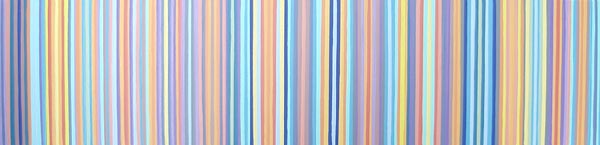 Four Feet Multi-Colored Striped Painting