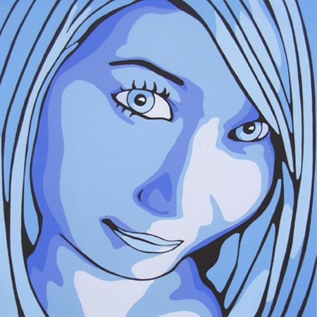 Linda Pop Portrait Giclee Print