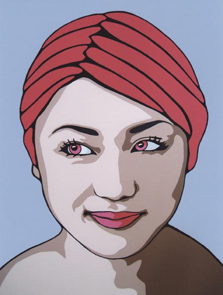 Erika Pop Portrait Giclee Print